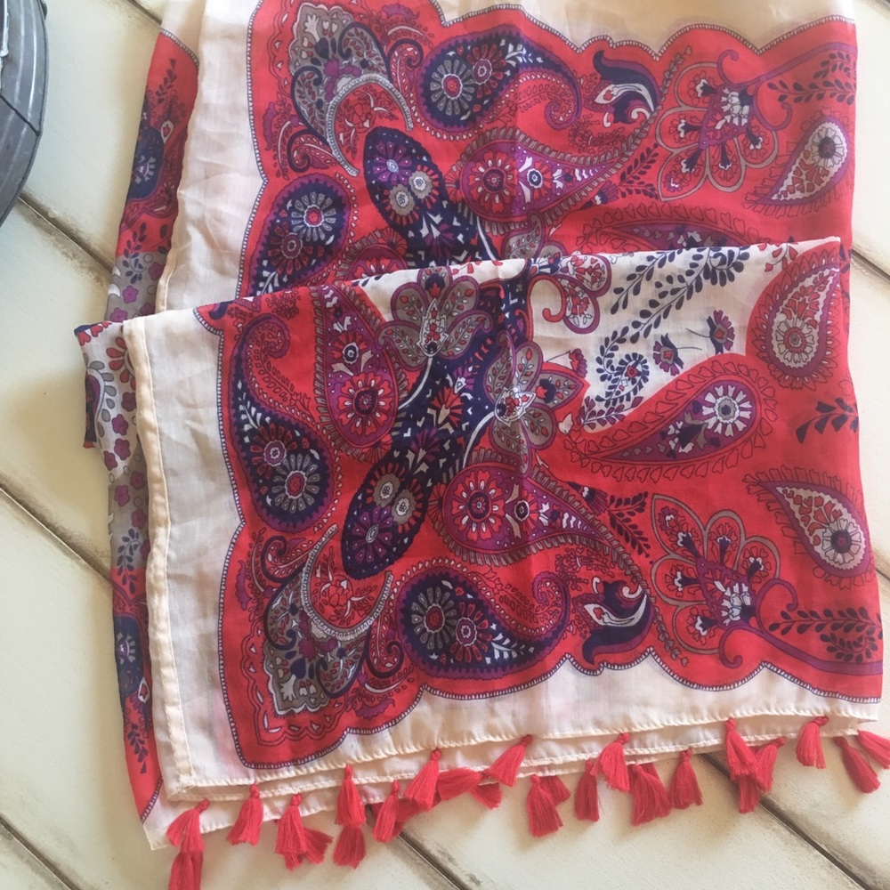Patriotic boho scarf - Picture 2 of 2